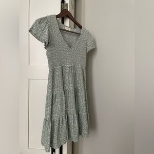 Altar'd State Sage Green Mini Dress